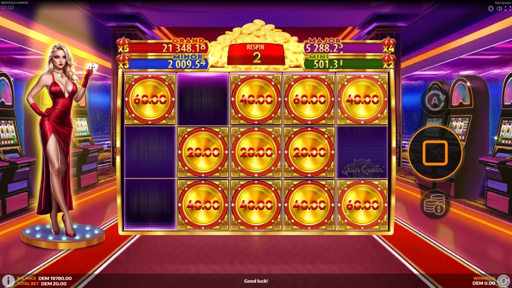 Spin Queen - Hold and Win Bonus Respins Spin Queen - Hold and Win Bonus Respins